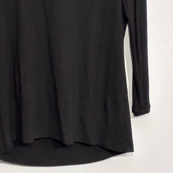 Jones New York | Women's Black Cowl Neck Stretch 3/4 Sleeve Blouse Top T… - Picture 12 of 12